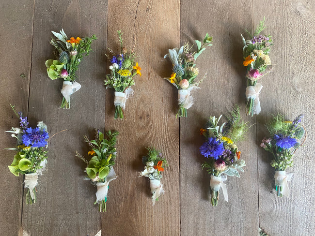 Late July Wedding Boutonnieres