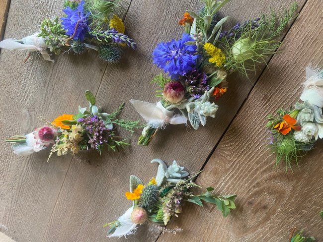 Late July Wedding Boutonnieres