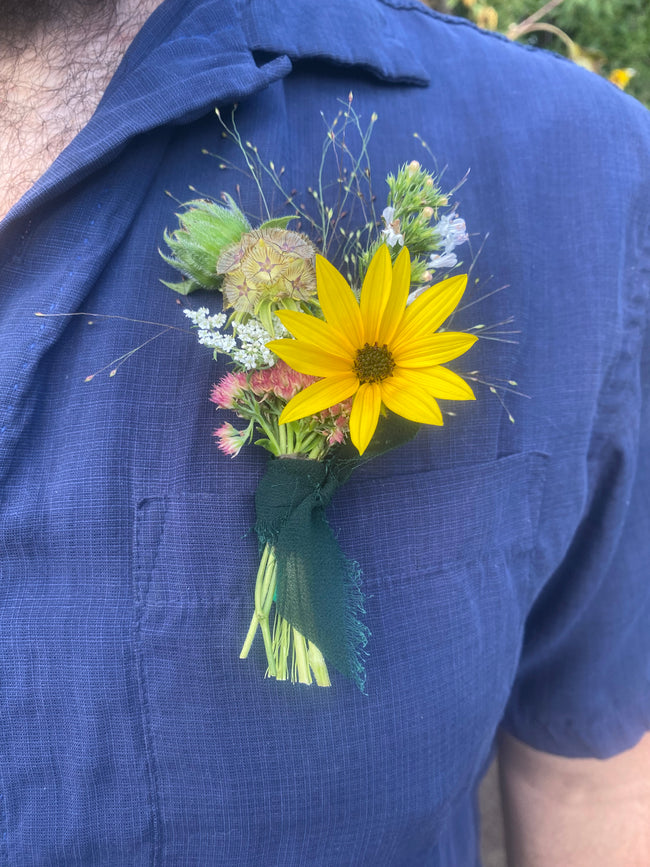 Late September Wedding Boutonniere