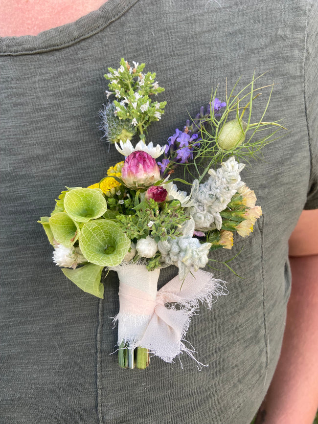 Late July Wedding Corsage