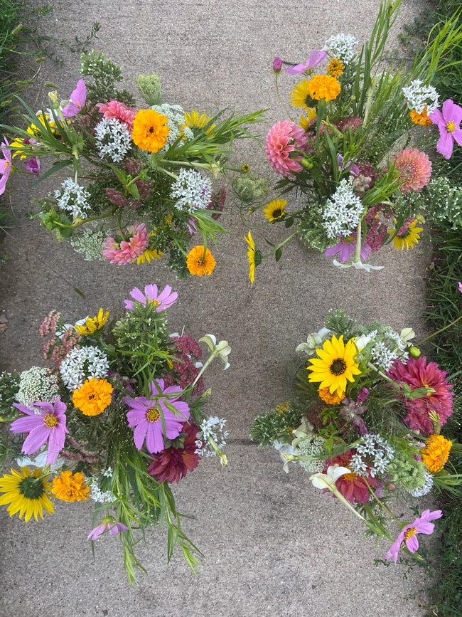 Late September Wedding Bouquets