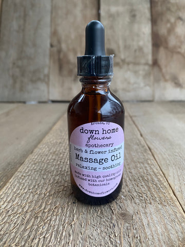 Herb & Flower Infused Massage Oil